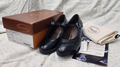 Senovilla flamenco shoes black - flamenco,
