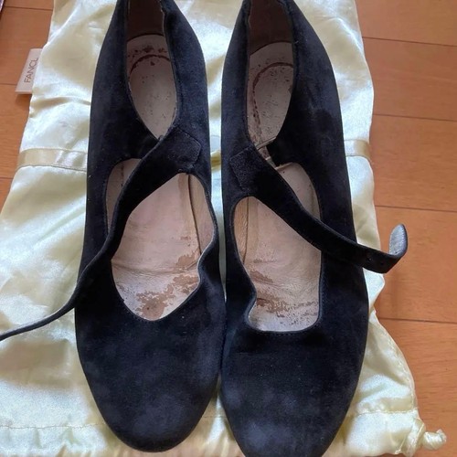 Black suede flamenco - flamenco, shoes