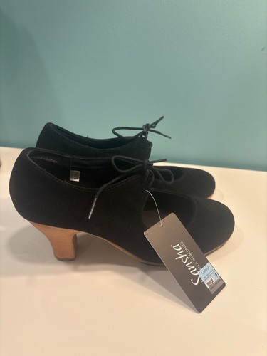 Womens black flamenco shoes - black,